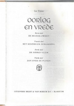 LEO TOLSTOI**OORLOG EN VREDE**BIGOT EN VAN ROSSUM BLARICUM - 6