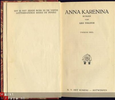 LEO TOLSTOI**ANNA KARENINA**HET KOMPAS**TWEEDE DEEL** - 1