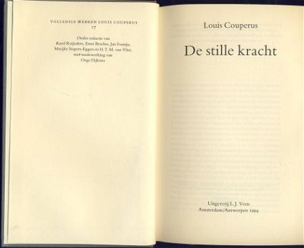 LOUIS COUPERUS**DE STILLE KRACHT**GRIJZE TEXTUUR LINNEN BOEK - 5