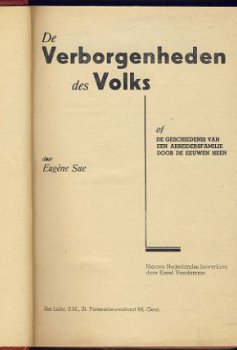 EUGENE SUE**DE VERBORGENHEDEN DES VOLKS**HET LICHT S.M. GENT - 2