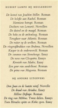 HUBERT LAMPO**EEN GEUR VAN SANDELHOUT**ROOD TEXTUUR LINNEN** - 5