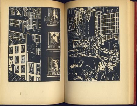 FRANS MASEREEL*1°*BEELDROMAN*DE STAD*IN HONDERD HOUTSNEDEN** - 6