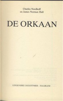 CHARLES NORDHOFF+JAMES NORMAN HALL**DE ORKAAN**THE HURRICANE - 2