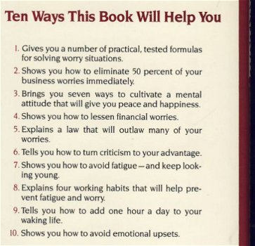 DALE CARNEGIE**HOW TO STOP WORRYING AND START LIVING**HARDCO - 5