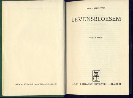 STIJN STREUVELS**LEVENSBLOESEM**HARDCOVER REINAERT - 2