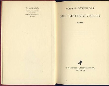 MARCIA DAVENPORT**HET BESTENDIG BEELD**RODE LEOPOLD HARD - 2