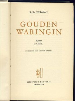 R. K. NARAYAN**GOUDEN WARINGIN**ROMAN UIT INDIË**WITTE HARDC - 2