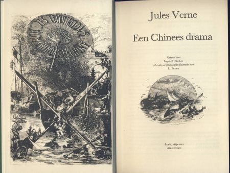 JULES VERNE**EEN CHINEES DRAMA**GROENE TEXTUUR LINNEN**LOEB - 4