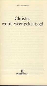 NIKO KAZANTZAKIS**CHRISTUS WORDT WEER GEKRUISIGD**HARDCOVER - 5