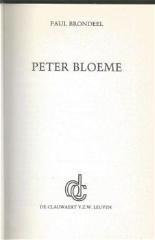 PAUL BRONDEEL**PETER BLOEME**LINNEN HARDCOVER CLAUWAERT - 6