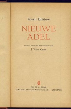 GWEN BRISTOW**NIEUWE ADEL**AD.M.C. STOK**TEXTUUR LINNEN - 2