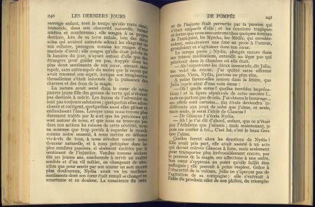 SIR EDWARD BULWER LYTTON**LES DERNIERS JOURS DE POMPEI**NELS - 4