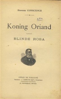 HENDRIK CONSCIENCE**1.KONING ORIAND.+ 2. BLINDE ROSA**OFFI** - 2