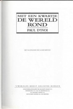 PAUL D' IVOI**MET EEN KWARTJE DE WERELD ROND**READERS DIGEST - 2