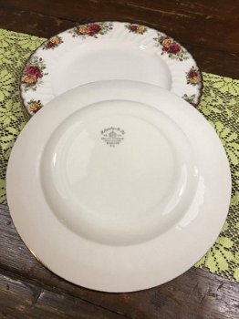 • 4 x Staffordshire Fine China diner borden • H Aynsley & Co Ltd - 5