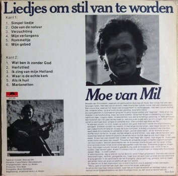 LP - Moe van Mil - Liedjes om stil van te worden - 3