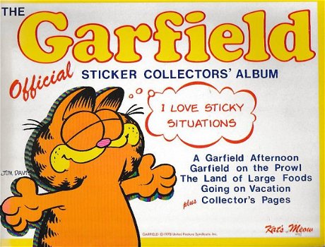 Garfield Sticker collectors'album zonder stickers - 1