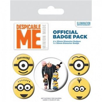 Buttons Despicable Me - Minions bij Stichting Superwens! - 1