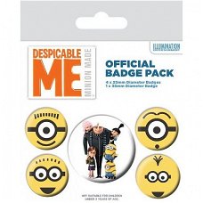 Buttons Despicable Me - Minions bij Stichting Superwens!