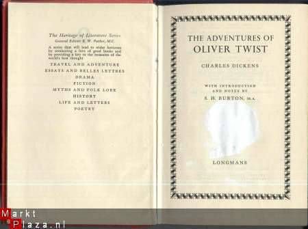 CHARLES DICKENS**OLIVER TWIST**S. H. BURTON, M.A. - 1