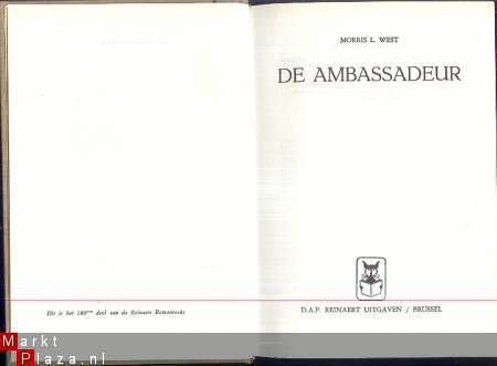 MORRIS L. WEST **DE AMBASSADEUR**HARDCOVER REINAERT** - 2