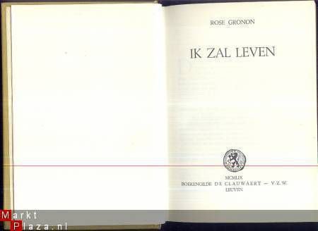 ROSE GRONON**IK ZAL LEVEN**DE CLAUWAERT V.Z.W. LEUVEN - 2