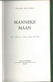 GERARD WALSCHAP**MANNEKE MAAN**HEL-GROENE TEXTUUR LINNEN** - 4