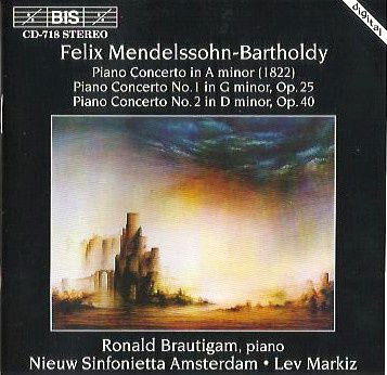 CD - Mendelssohn - Ronald Brautigam - Lev Markiz - 0