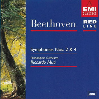 CD - Beethoven - Symphonies nos.2 en 4 - Riccardo Muti - 1