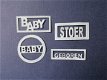 102a Stans... setje baby teksten / licht blauw - 1 - Thumbnail