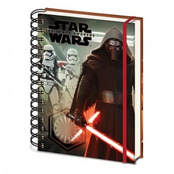 Notebook Star Wars Kylo Ren en Stormtroopers bij Stichting Superwens! - 1