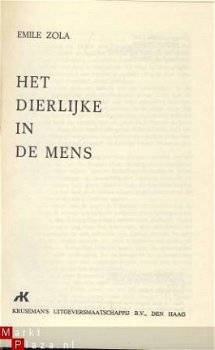 EMILE ZOLA**HET DIERLIJKE IN DE MENS*LA BETE HUMAINE**KRUSE - 4