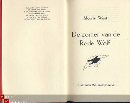 MORRIS WEST**DE ZOMER VAN DE RODE WOLF**H. NELISSEN BLOEMEND - 1