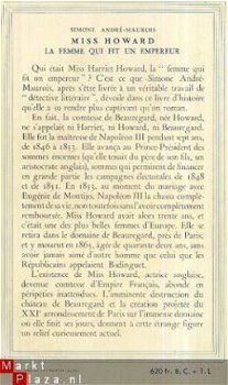 SIMONE ANDRE MAUROIS**MISS HOWARD LA FEMME QUI FIT UN EMPERE - 2