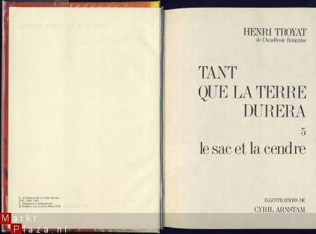 HENRI TROYAT**TANT QUE LA TERRE DURERA**TOME V*LE MEILLEUR - 2