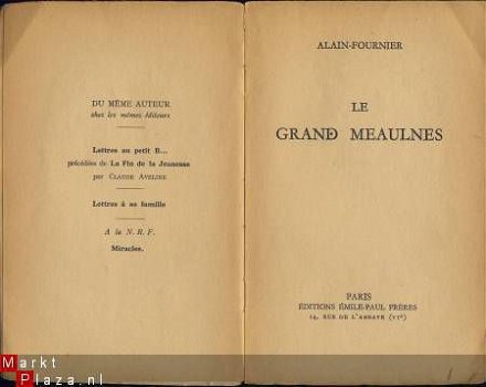 ALAIN-FOURNIER**LE GRAND MEAULNES**JUILLET 1950** - 3