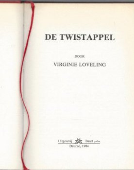 VIRGINIE LOVELING**DE TWISTAPPEL**UITG. BAART *DEURNE*1984** - 2