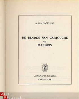 A. VAN HAGELAND**DE BENDEN VAN CARTOUCHE EN MANDRIN**GROENE - 1