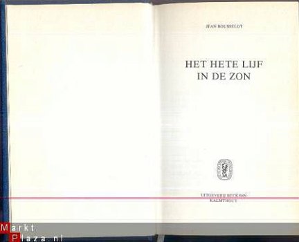 JEAN ROUSSELOT**HET HETE LIJF IN DE ZON**WALTER BECKERS - 2