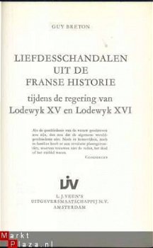 GUY BRETON**LIEFDESSCHANDALEN FRANSE HISTORIE*LOUIS XV+XVI** - 2