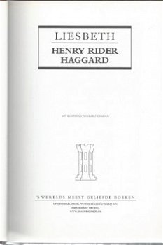 HENRY RIDER HAGGARD**LIESBETH**LYSBETH** - 3