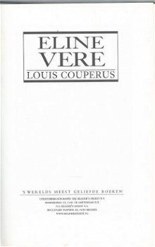 LOUIS COUPERUS**ELINE VERE**READERS DIGEST S - 2