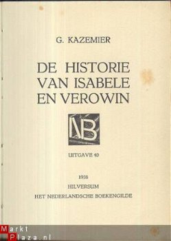 G. KAZEMIER**DE HISTORIE VAN ISABELE EN VEROWIN**1934** - 2