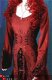 Goa middeleeuwse bordeaurode jurk Gothic B3063 - 1 - Thumbnail