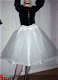 Vintage retro 3laagse witte petticoat uit tule - 1 - Thumbnail