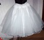 Vintage retro 3laagse witte petticoat uit tule - 1 - Thumbnail