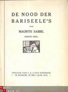MAURITS SABBE**DE NOOD DER BARISEELE'S**VAN DISHOECK BUSSUM - 2