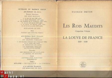 MAURICE DRUON**LES ROIS MAUDITS 5 LA LOUVE DE FRANCE*SOFTCOV - 2