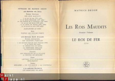 MAURICE DRUON**LES ROIS MAUDITS I LE ROI DE FER**SOFTCOVER** - 2