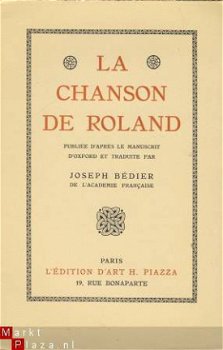 LA CHANSON DE ROLAND**JOSEPH BEDIER**L'DITION D'ART H. PIAZZ - 2